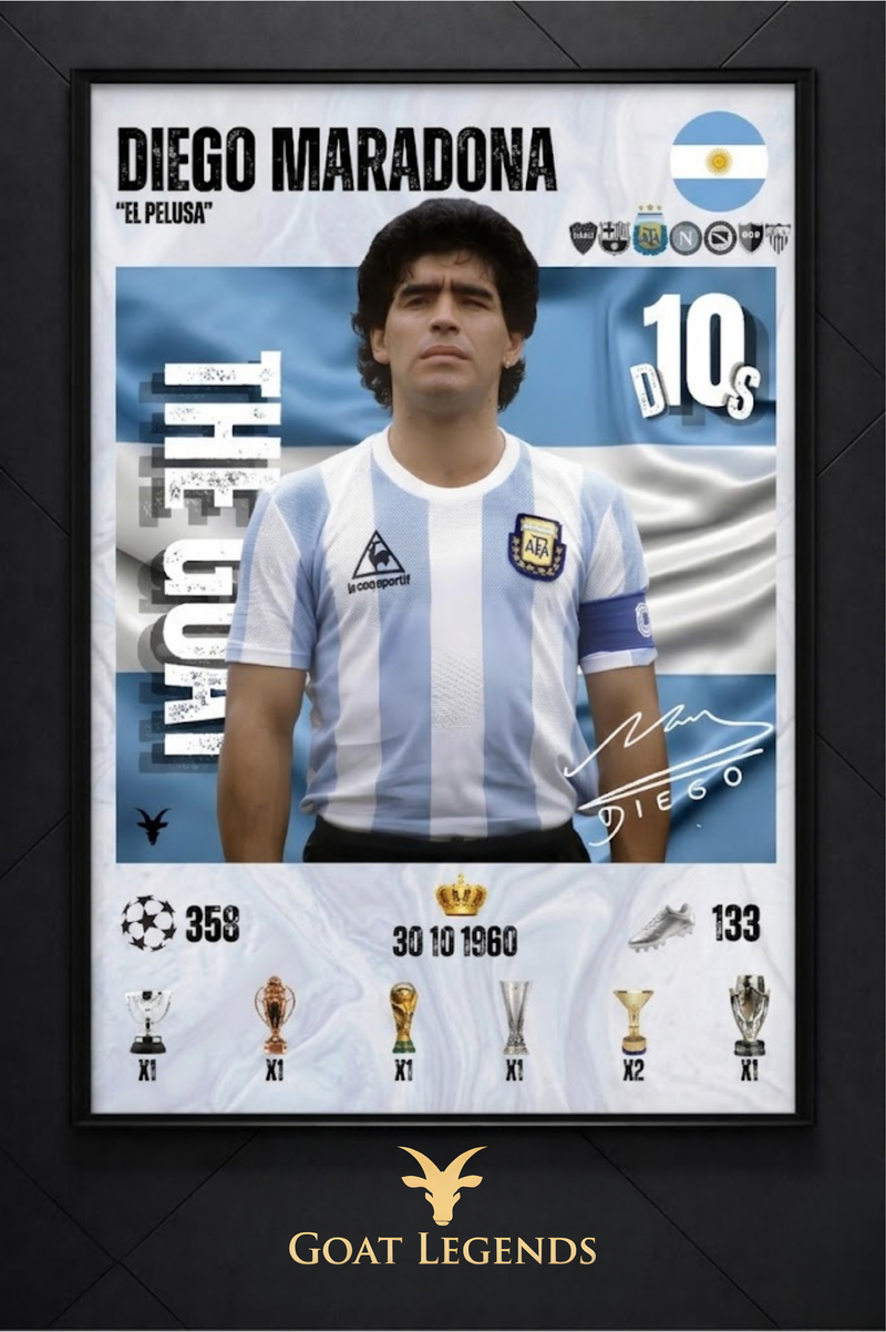 Diego Maradona 1986 - 30x40