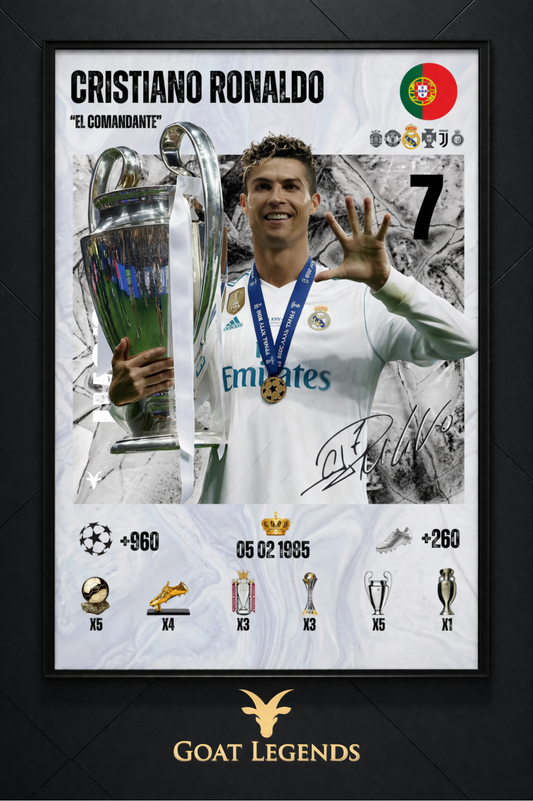 Cristiano Ronaldo CL EDITION N°5 - 30X40
