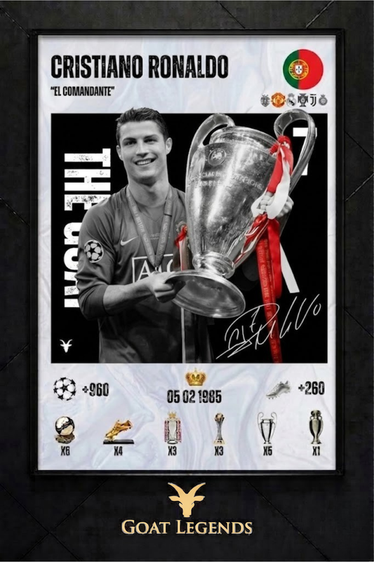 Cristiano Ronaldo BLACK EDITION - 30X40