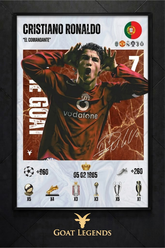Cristiano Ronaldo TOPOGIGIO EDITION - 30X40