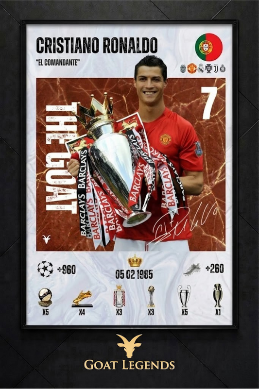 Cristiano Ronaldo PREMIER EDITION - 30X40