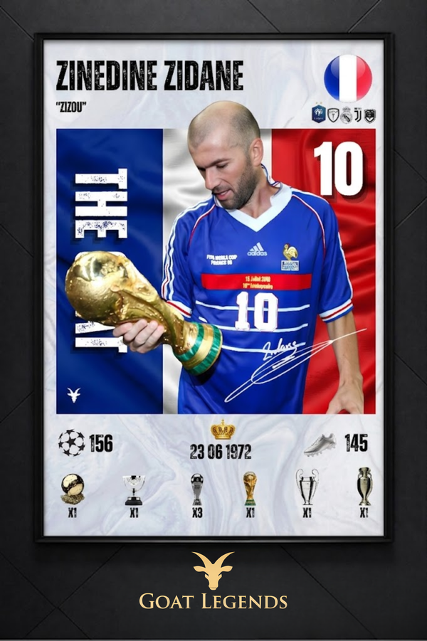 Zinedine Zidane WORLDCUP - 30X40